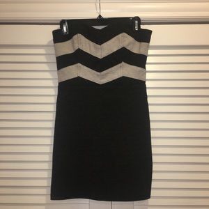 Lucca Couture • strapless cocktail dress